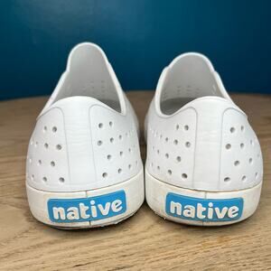Native Women's White Slip-On Shoes